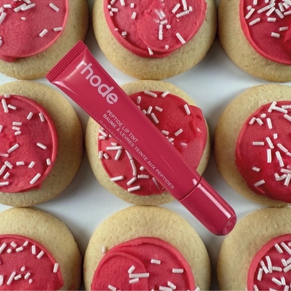 RHODE Lip Tint Sugar Cookie Limited Edition Pink Gloss NEW IN BOX - Picture 3 of 5